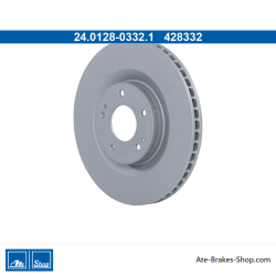 ATE Original Brake Disk (24012803321) for Mitsubishi