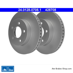 ATE Originale zweiteilige Bremsscheibe (24012807081) für Jeep