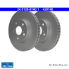 ATE Disco de freno original de 2 piezas (24012807401) para Lexus