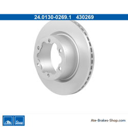 ATE Originele remschijf (24013002691) voor MAN, Volkswagen (VW)