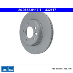 ATE Disco de freno original (24013201171) para Porsche, Volkswagen (VW)