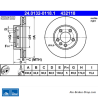ATE Original Brake Disk (24013201181) for Porsche, Volkswagen (VW)