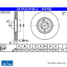 ATE Disco de freno original (24013201662) para Audi, Volkswagen (VW)