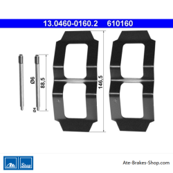 ATE Originele remblok-accessoirekit (13046001602) voor Mercedes-Benz