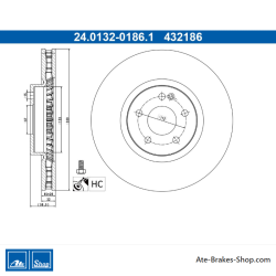 ATE Original Brake Disk (24013201861) for Mercedes-Benz