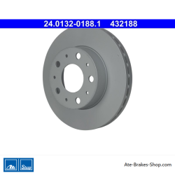 ATE Disco de freno original (24013201881) para Citroën, Fiat, Opel y Peugeot