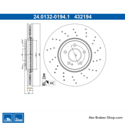 ATE Original Brake Disk (24013201941) for Mercedes-Benz