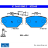 ATE original brake pads (13046029482) for Fiat, Lancia