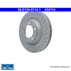 ATE Disque de frein original (24013401141) pour Porsche