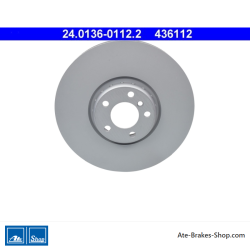 ATE Original Brake Disk (24013601122) for BMW