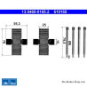ATE Originele remblok-accessoirekit (13046001652) voor Opel