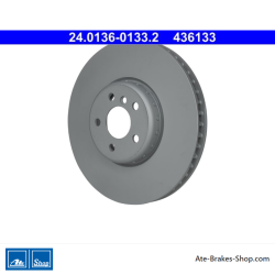 ATE Disco de freno original (24013601332) para BMW, Toyota