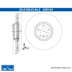 ATE Original Brake Disk (24013601442) for BMW