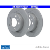 ATE Originale zweiteilige Servobremsscheibe (24030901231) für Audi, Seat, Skoda, Volkswagen (VW)
