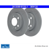 ATE Originele 2-stuks remschijf (24030901331) voor Audi, Skoda, Volkswagen (VW)
