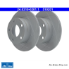 ATE Original 2 Pieces Power Brake Disk (24031002011) for Audi, Skoda, Volkswagen (VW)