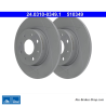 ATE Disco de Freno Asistido (24031003491) original de 2 piezas para Alfa Romeo