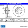 ATE Original 2 Pieces Power Brake Disk (24031201061) for Audi, Seat, Volkswagen (VW)