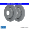 ATE Disco de freno asistido original de 2 piezas (24031201411) para Ford, Mazda