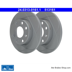 ATE Disque de frein assisté (24031301611) original en 2 pièces pour Opel