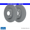 ATE Disque de frein assisté en 2 pièces (24032001421) d’origine pour Alfa Romeo, Fiat, Lancia