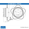 ATE Disco de freno asistido original de 2 piezas (24032002131) para BMW