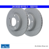 ATE Original 2 Pieces Power Brake Disk (24032201151) for BMW