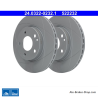 ATE Original 2 Pieces Power Brake Disk (24032202321) for Mercedes-Benz