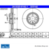 ATE Disco de Freno Eléctrico (24032501421) original de 2 piezas para Opel y Saab