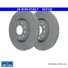 ATE Original-2-teilige Servobremsscheibe (24032501421) für Opel, Saab