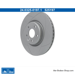 ATE Originele rembekrachtigde schijf (24032501971) voor Ford, Volvo