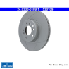 ATE Disque de frein assisté d’origine (24033001091) pour BMW