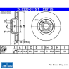 ATE Disco de freno asistido original (24033001751) para Audi