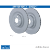ATE Disco de freno original de 2 piezas (24042002471) para Polestar