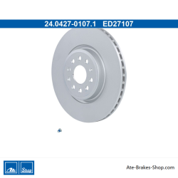 ATE Disque de frein d’origine (24042701071) pour Audi, Cupra, Skoda, Volkswagen (VW)