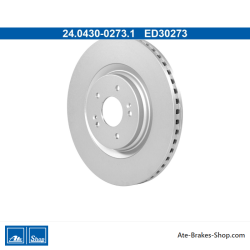 ATE Original Brake Disk (24043002731) for Hyundai, Kia