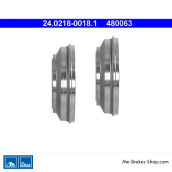 ATE Original-2-teilige Bremstrommel (24021800181) für Honda