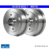 ATE Original 2 Pieces Brake Drum (24021800321) for Dacia, Renault