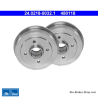 ATE Original 2 Pieces Brake Drum (24021800321) for Dacia, Renault