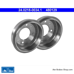 ATE Original 2 Pieces Brake Drum (24021800341) for Hyundai