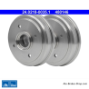 ATE Tambor de freno original de 2 piezas (24021800351) para Chevrolet, Daewoo