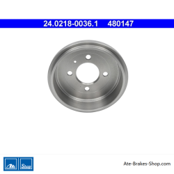 ATE Tambour de frein original en 2 pièces (24021800361) pour Volkswagen (VW)