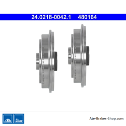 ATE Originale zweiteilige Bremstrommel (24021800421) für Suzuki