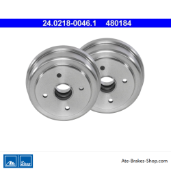 ATE Original 2 Pieces Brake Drum (24021800461) for Suzuki
