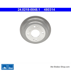 ATE Original 2 Pieces Brake Drum (24021800481) for Honda