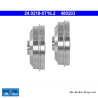 ATE Original 2 Pieces Brake Drum (24021807162) for Citroën, Peugeot