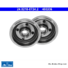 ATE Tambor de freno original de 2 piezas (24021807242) para Ford, Mazda