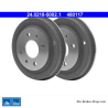 ATE Original 2 Pieces Brake Drum (24021850021) for Fiat