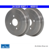 ATE Original 2 Pieces Brake Drum (24022000071) for BMW