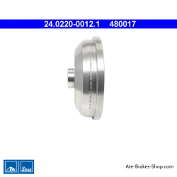 ATE Original 2 Pieces Brake Drum (24022000121) for Opel